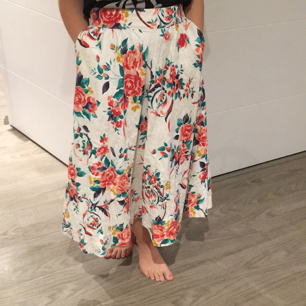 Pendleton floral long skirt